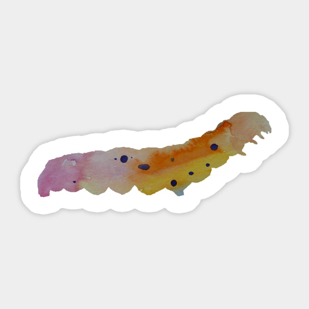 Caterpillar Sticker by TheJollyMarten